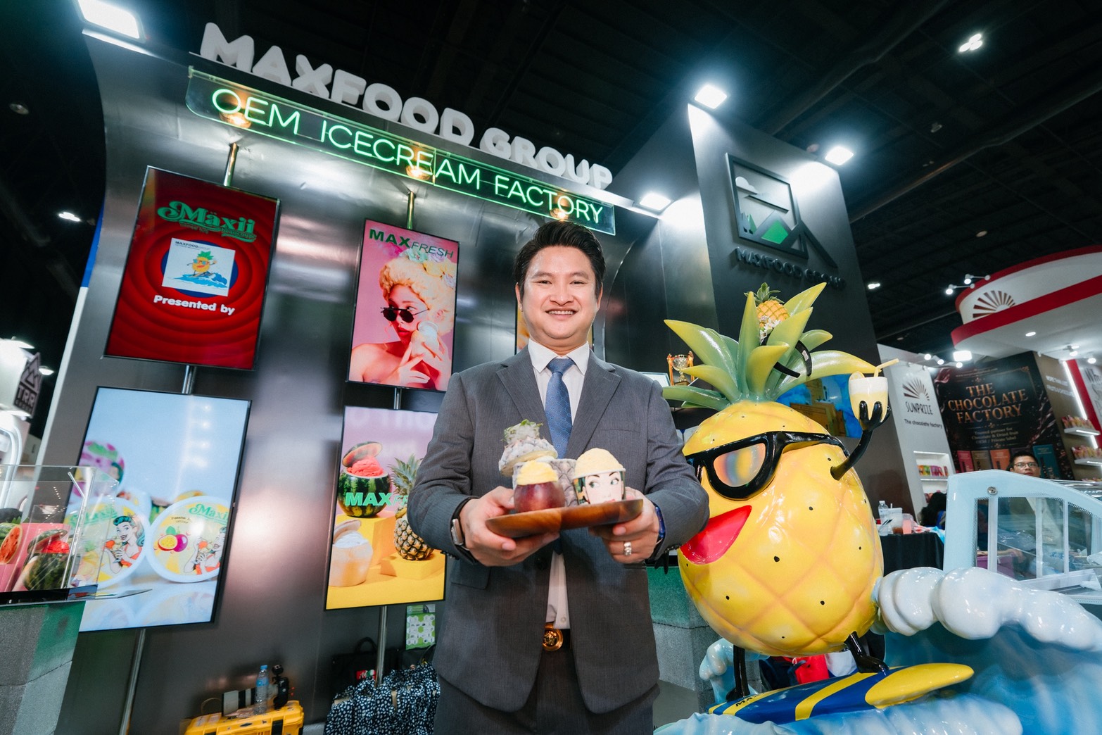 แม็คซ์ฟู๊ดฯ คาดปีหน้าทะยานสู่ 1,000 ล้าน! ลุยตลาดยุโรป-อเมริกา ชูนวัตกรรมไอศกรีมผลไม้ไทยสุดพรีเมียมบุกเวทีโลกในงาน THAIFEX 2026