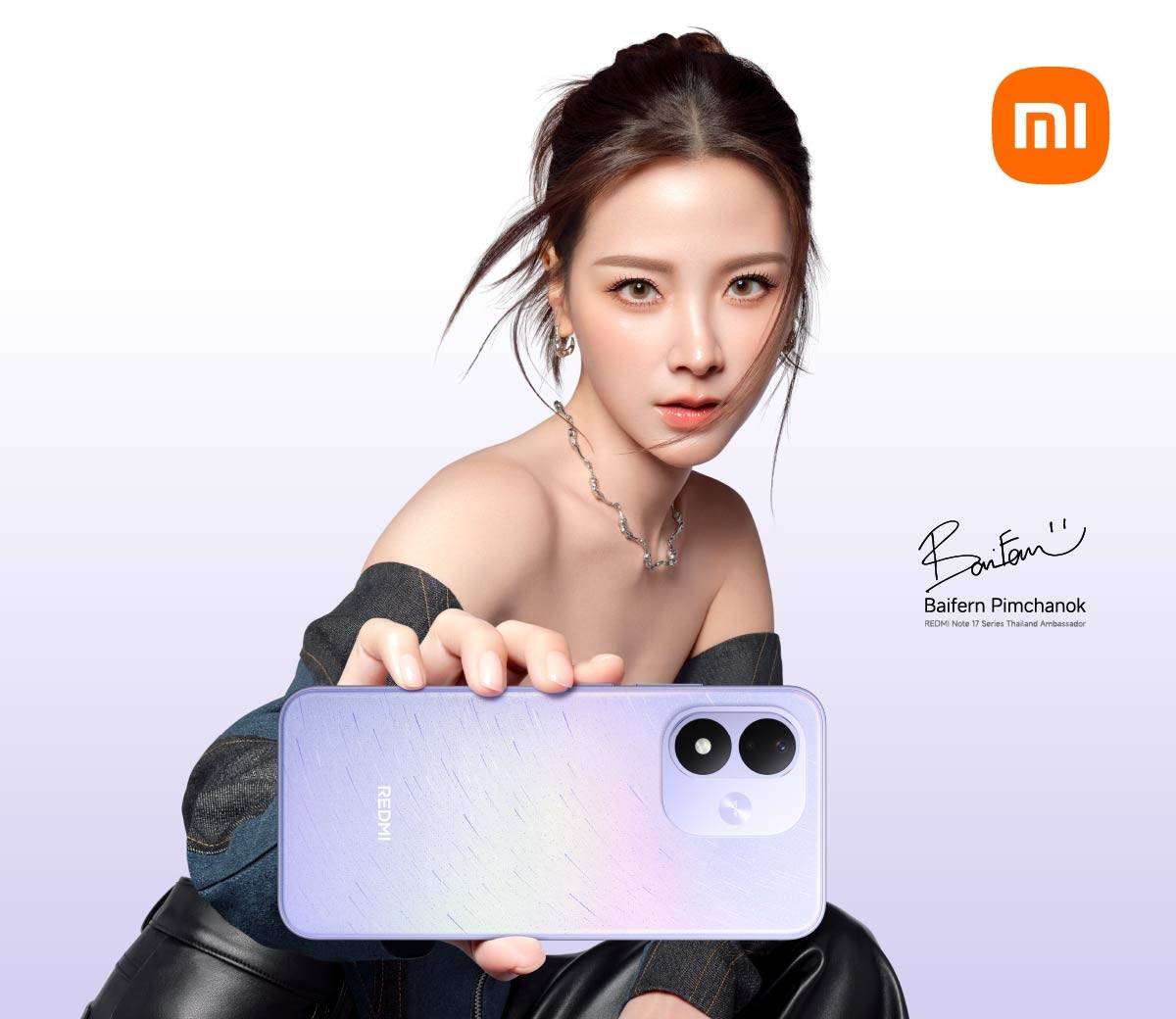 เสียวหมี่เขย่าวงการสมาร์ทโฟน เปิดตัว “REDMI Note 17 Series” การันตีความร้อนแรง โดยซุปตาร์สาว “ใบเฟิร์น พิมพ์ชนก” นั่งแท่นพรีเซ็นเตอร์ ชูไฮไลท์แบตยักษ์ 10000mAh, ประกันหลังการขายอันดับ 1 และความแกร่งเต็ม Max ระดับตำนาน